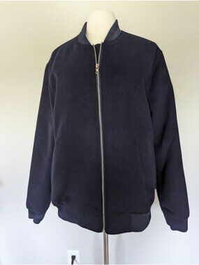 Five Four Mens Chamonix Midnight Bomber Jacket Size Large